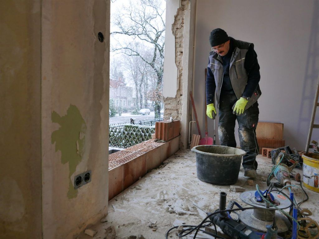 Januar 2018 - Sanierung Mehrfamilienhaus, Schöneiche bei Berlin - Änderung Fensteröffnungen